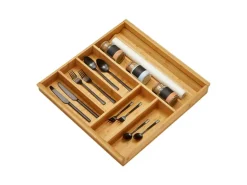 SOTECH Orga-Box-1 Bambus Besteckeinsatz 6 Fächer Für Blum Tandembox Antaro Schubladen 519x473x56 mm im 60er Schrank