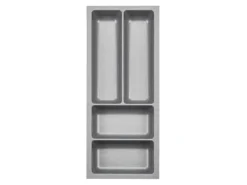 SOTECH ORGA-BOX-3 Besteckeinsätze Tiefe 473 mm Höhe 50,5 mm Silbergrau Schubladeneinsätze Breite 191 mm