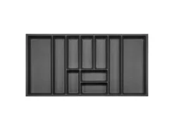SOTECH ORGA-BOX-3 Besteckeinsätze Tiefe 473 mm Höhe 50,5 mm Anthrazit Schubladeneinsätze Breite 891 mm