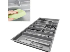 SOTECH ORGA-BOX-3 Besteckeinsätze Tiefe 473 mm Höhe 50,5 mm Silbergrau Schubladeneinsätze Breite 891 mm