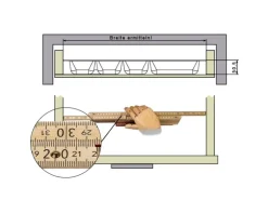 SOTECH ORGA-BOX-3 Besteckeinsätze Tiefe 473 mm Höhe 50,5 mm Silbergrau Schubladeneinsätze Breite 891 mm