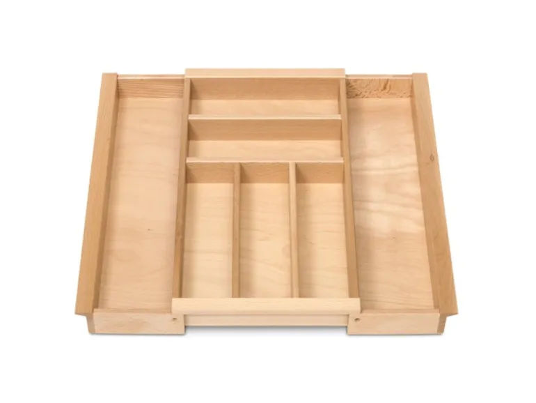 SOTECH ORGA-BOX III Buche Besteckeinsatz Ausziehbar 40-60 cm Höhe 56 mm Für Nobilia Ab 2013 Pronorm und Brigitte Küchen