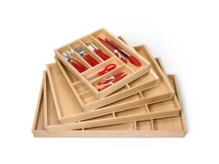 SOTECH ORGA-BOX III Buche Besteckeinsatz 500 mm Höhe 56 mm Für Nobilia Ab 2013 Pronorm und Brigitte Küchen