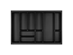 SOTECH Orga-Box Junker Slim Besteckeinsatz Höhe 52 mm Für Korpusbreite 800 mm Lavagrau Für JUNKER SLIM Schubladensystem