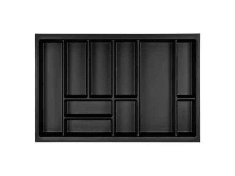 SOTECH Orga-Box Junker Slim Besteckeinsatz Höhe 52 mm Für Korpusbreite 800 mm Lavagrau Für JUNKER SLIM Schubladensystem