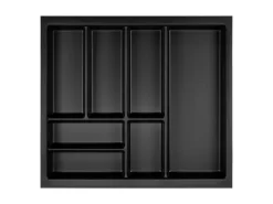 SOTECH Orga-Box Junker Slim Besteckeinsatz Höhe 52 mm Für Korpusbreite 600 mm Lavagrau Für JUNKER SLIM Schubladensystem