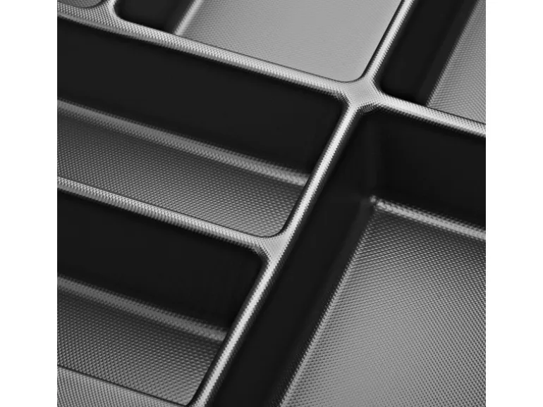 SOTECH Orga-Box Junker Slim Besteckeinsatz Höhe 52 mm Für Korpusbreite 900 mm Lavagrau Für JUNKER SLIM Schubladensystem