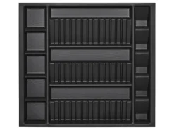 SOTECH ORGA-BOX Multi-Gewürzgläsereinsatz Gewürzdoseneinsatz 515 x 40 x 473 mm Lavagrau Für Blum 60er Korpusbreite