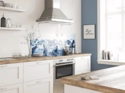 Spritzschutz-Rückwand WandArt easy 80 cm x 58,5 cm Ice Cubes (D3123P BRIL) FSC®