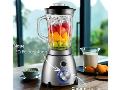 Steinborg SB-7010 Edelstahl Standmixer 1,5 Liter BPA-Frei 600 Watt