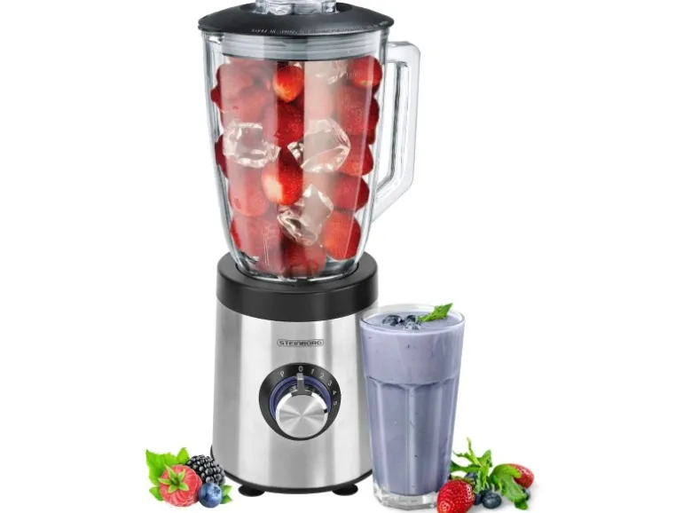 Steinborg SB-7020 Edelstahl Standmixer 1,5 Liter BPA-Frei 800 Watt