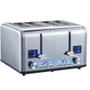 Steinborg SB-2080 Edelstahl Toaster 4 Scheiben 1630W