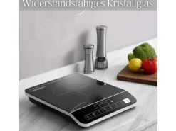 Steinborg SB-2191 Einzelne Induktionskochplatte mit Automatikprogramme 2000W