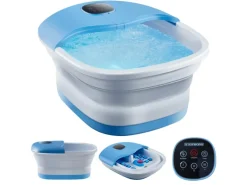 Steinborg SB-1060 Faltbares Fußsprudelbad mit Fernbedienung Platzsparend Timer