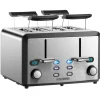 Steinborg SB-2210 XXL 4-fach Toaster 1600 Watt 2x Brötchenaufsatz