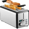 Steinborg SB-2211 XXL Langschlitz Toaster mit Brötchenaufsatz 1500 Watt