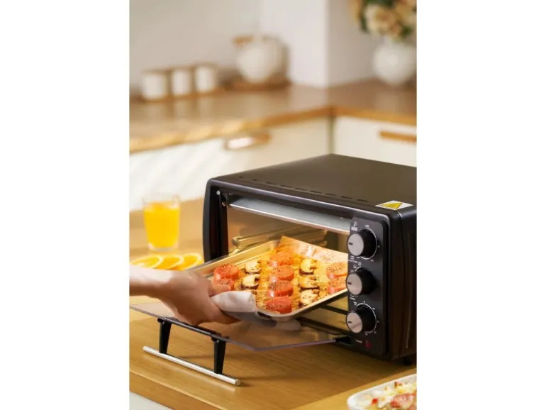 Steinborg SB-3005S Minibackofen 13 Liter 1200 Watt Schwarz