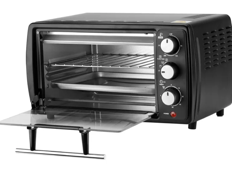 Steinborg SB-3005S Minibackofen 13 Liter 1200 Watt Schwarz