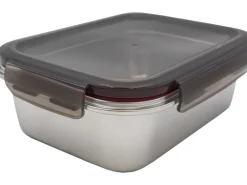 Steuber Edelstahldose mit PP-Deckel Rechteckig 2.250 ml