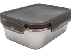 Steuber Edelstahldose mit PP-Deckel Rechteckig 650 ml