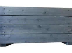 T & J Sunny Blumenkasten Grau lasiert ca. L 58 x B 29 x H 31,5 cm