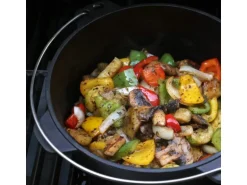 Taino Dutch Oven 4L Gusseisen Feuertopf Deckelheber Grillzubehör Dopf