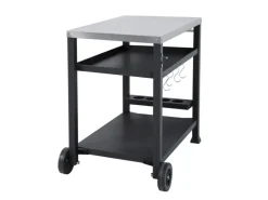 Taino Nikan Grillwagen Grilltisch Rollwagen Grillständer Klein Mit Rollen Outdoor Balkon Garten Terrasse Schwarz