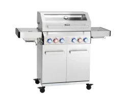 Taino Platinum Yamara 4+2 Gasgrill Edelstahl 4 Brenner Sear-Burner Backburner
