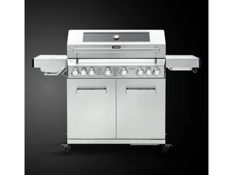 Taino Platinum Yamara 6+2 Gasgrill Edelstahl 6 Brenner Sear-Burner Backburner
