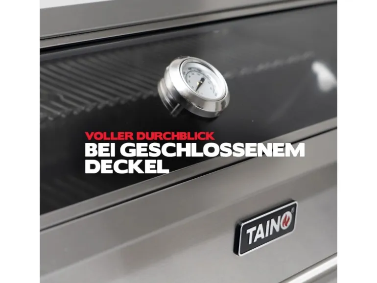Taino Platinum Yamara 6+2 Gasgrill Edelstahl 6 Brenner Sear-Burner Backburner