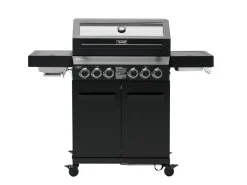 Taino Platinum Yamara Dark 4+2 Set Mit Haube Gasgrill Stahl 4 Brenner Sear-Burner Backburner