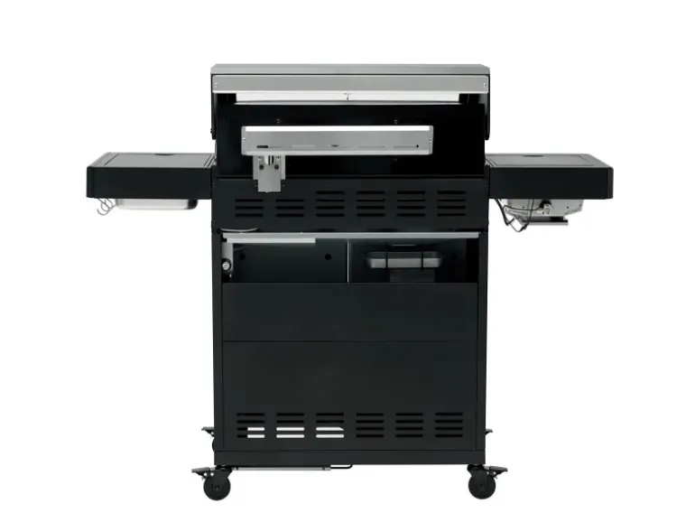 Taino Platinum Yamara Dark 4+2 Set Mit Haube Gasgrill Stahl 4 Brenner Sear-Burner Backburner