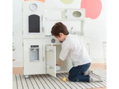 Teamson Kids Kinderküche Spielküche mit Zubehör für Kinder Weiß