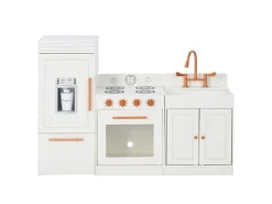 Teamson Kids Little Chef Paris Modulare Spielküche Weiß Roségold