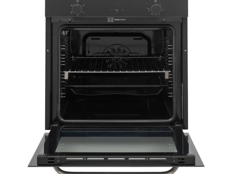 Telefunken Backofen Einbaubackofen Autark 78 Liter Hot Air Shield 60 cm Einbau Ofen Ohne Kochfeld Schwarz