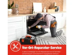 Telefunken Backofen Einbaubackofen Autark 78 Liter Hot Air Shield 60 cm Einbau Ofen Ohne Kochfeld Schwarz