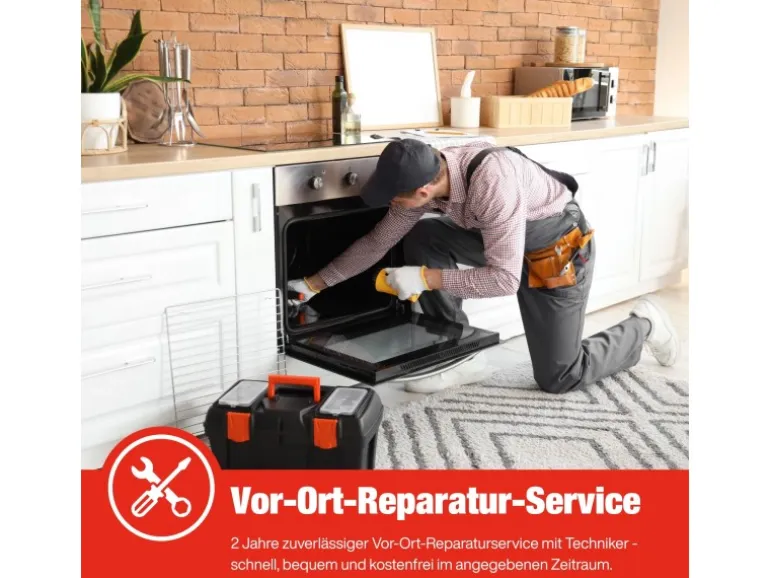 Telefunken Backofen Einbaubackofen Autark 78 Liter Hot Air Shield 60 cm Einbau Ofen Ohne Kochfeld Schwarz