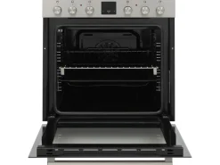 Telefunken Einbauherd-Set Backofen mit Induktionskochfeld 4 Zonen Teleskopauszug 78 Liter B-HS-75-I-I