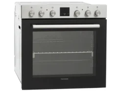 Telefunken Einbauherd-Set Backofen mit Induktionskochfeld 4 Zonen Teleskopauszug 78 Liter B-HS-75-I-I
