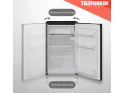 Telefunken Kühlschrank mit Gefrierfach Freistehend 89L Nutzinhalt CF-33-101-B2