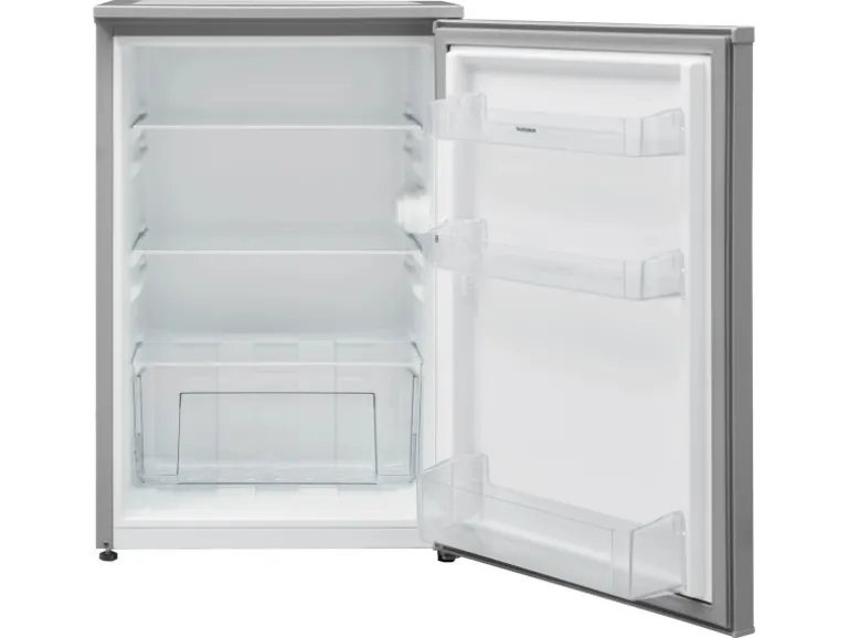 Telefunken Kühlschrank ohne Gefrierfach Freistehend 135 Liter Kühlschrank Klein mit Gemüsefach Standkühlschrank