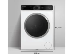 Telefunken Waschmaschine 9kg 1400 U/Min. Dampffunktion Inverter Motor AquaStop 15 Programme W-9-1400-A-W