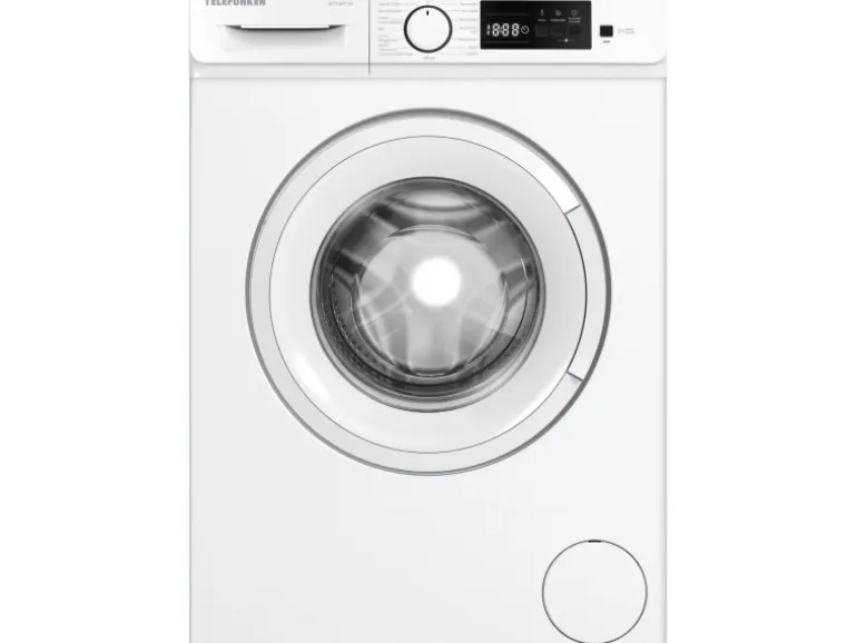 Telefunken Waschmaschine 7kg Frontlader 1400 U/Min. Inverter Motor AquaStop Schontrommel W714AS1W Weiß