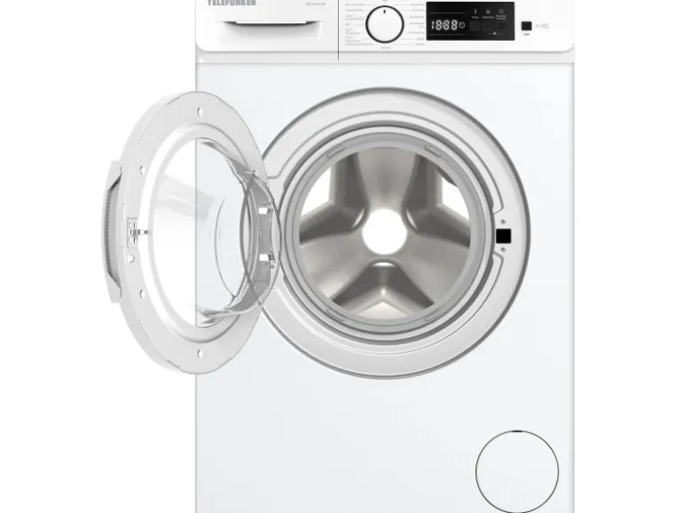 Telefunken Waschmaschine 7kg Frontlader 1400 U/Min. Inverter Motor AquaStop Schontrommel W714AS1W Weiß