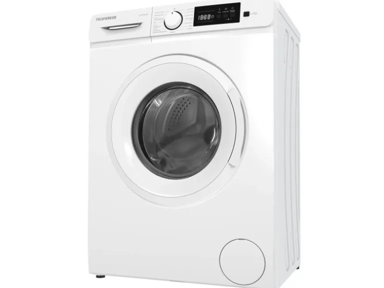 Telefunken Waschmaschine 7kg Frontlader 1400 U/Min. Inverter Motor AquaStop Schontrommel W714AS1W Weiß