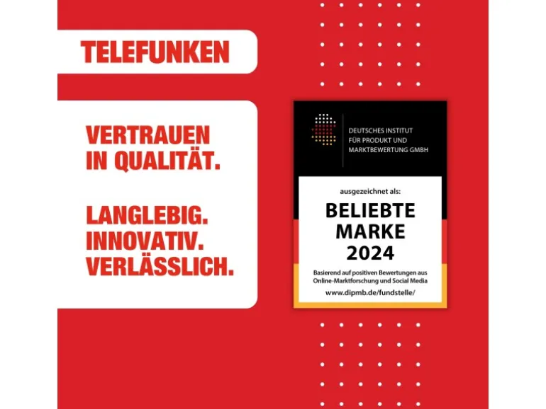 Telefunken Waschmaschine 7kg Frontlader 1400 U/Min Inverter Motor Schontrommel 15 Programme Weiß W714A1W