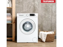 Telefunken Waschmaschine 7kg 1400 U/Min Inverter Motor AquaStop 15 Programme W-7-1400-A-W