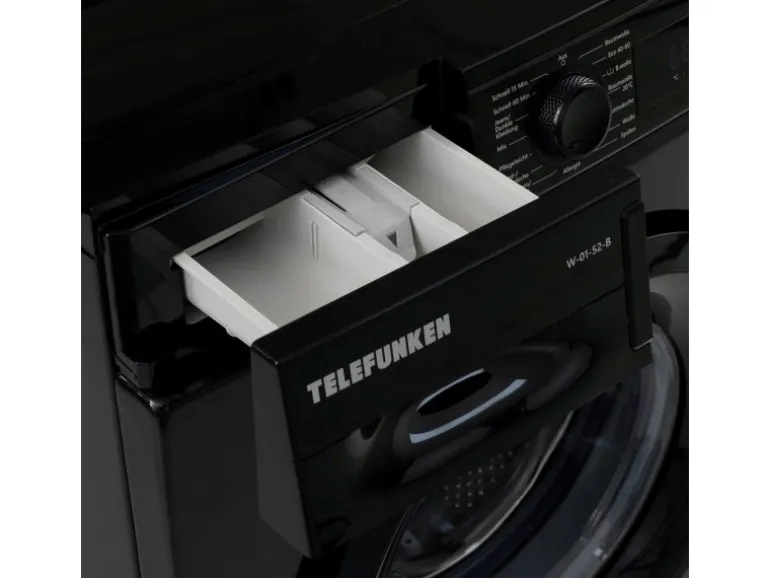 Telefunken W-01-52-B Waschmaschine 5 kg Frontlader 1000 U/Min 15 Programme Mengenautomatik Überlaufschutz
