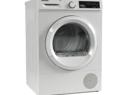 Telefunken Wärmepumpentrockner für 8 kg Wäsche Trockner Frontlader Wäschetrockner mit Knitterschutz Leise TWP8CW