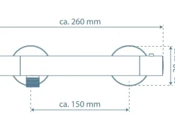 Thermostat-Duscharmatur Vico